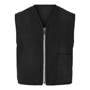 Givenchy Reversible Mixed Material Gilet Black Mens